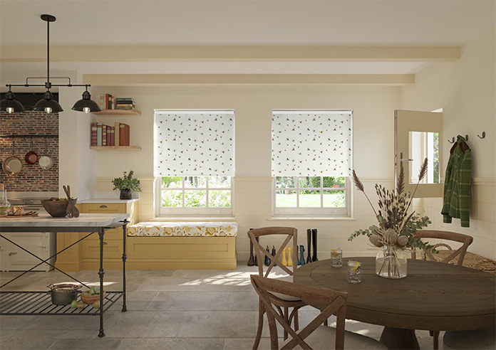 Bumble Bees, Honey - Twist&Fit Roller Blind - Image 8